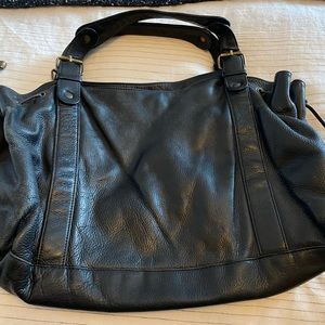 Gerard Darel leather handbag in Black